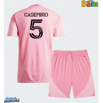 Inter Miami Casemiro #5 Hjemmedraktsett Barn 2026-27 Kortermet (+ Korte bukser)